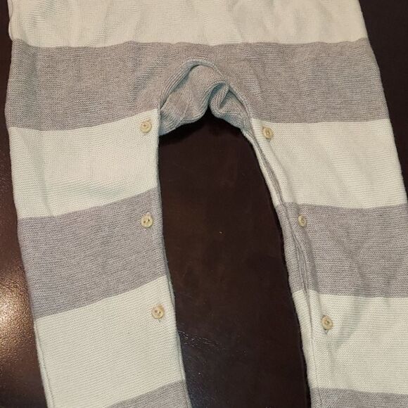 H&M Cream Beige Stripe Onepiece Jumpsuit Sz 3-4Yr - Picture 3 of 3